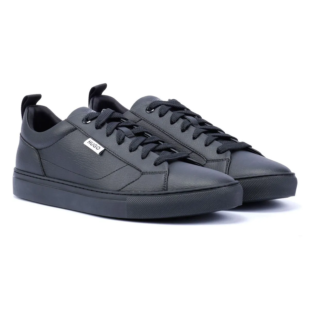 Hugo Morrie Tennis Men's Black Mono Trainers Active Gear
