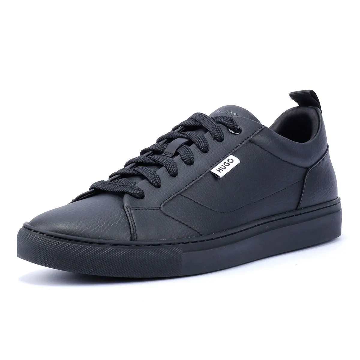Hugo Morrie Tennis Men's Black Mono Trainers Impact Flow