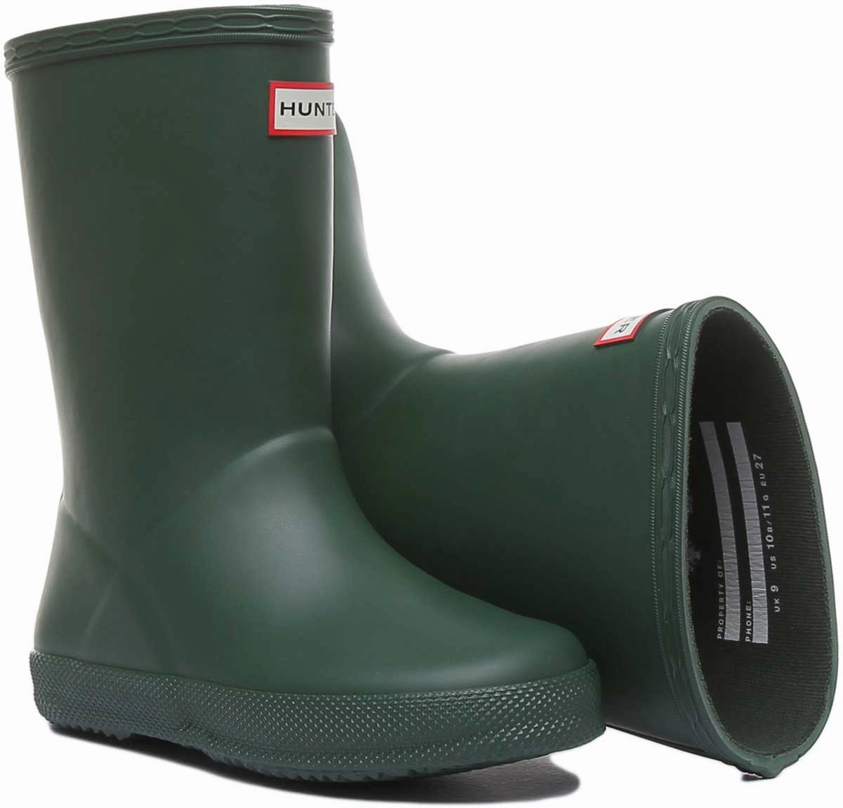 Hunter Kids First In Green Quick Step Pro