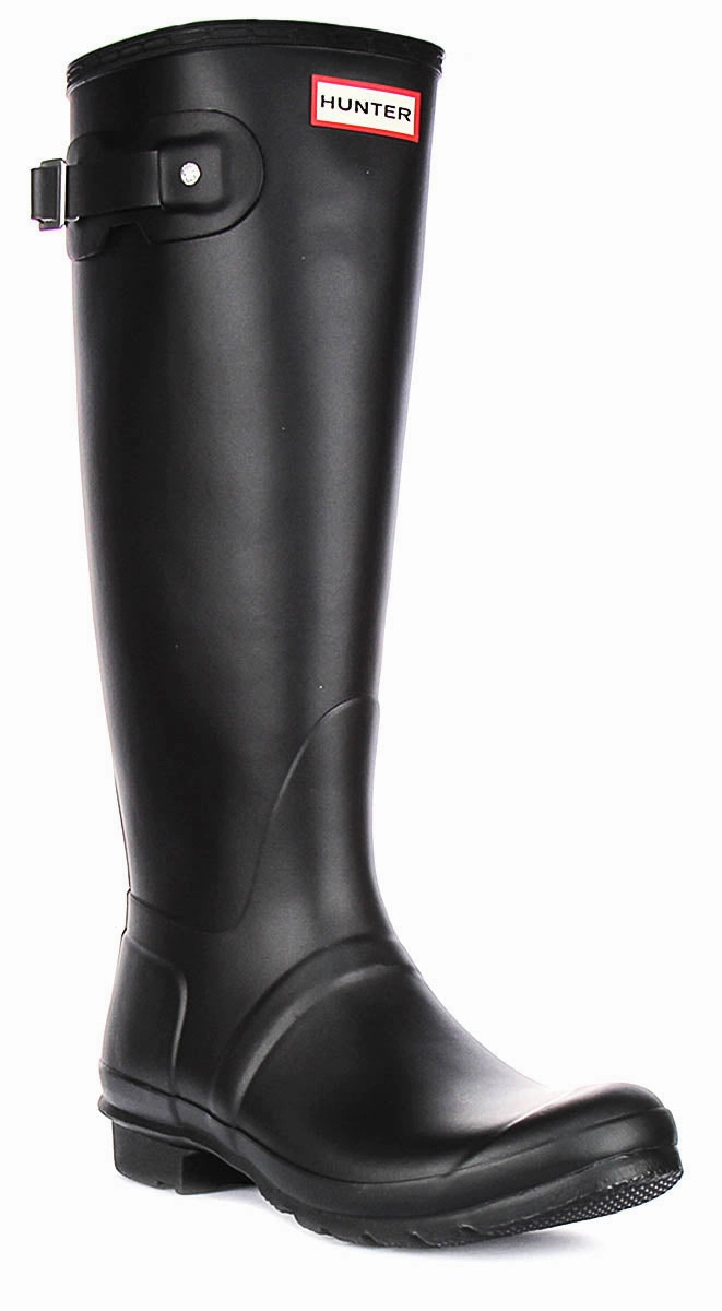Hunter Orginal Tall Print In Black White For Women Quick Comfort