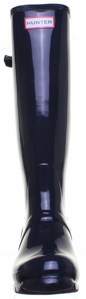 Hunter Original Back Adjustable Gloss In Navy Dry Trek Max