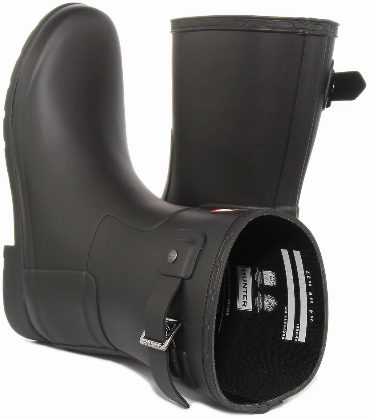 Hunter Original Refined Short In Black For Women Wet Ready