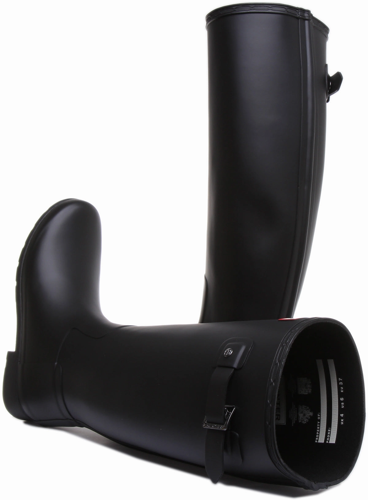 Hunter Original Refined Tall In Black For Women Flex Walk Flex