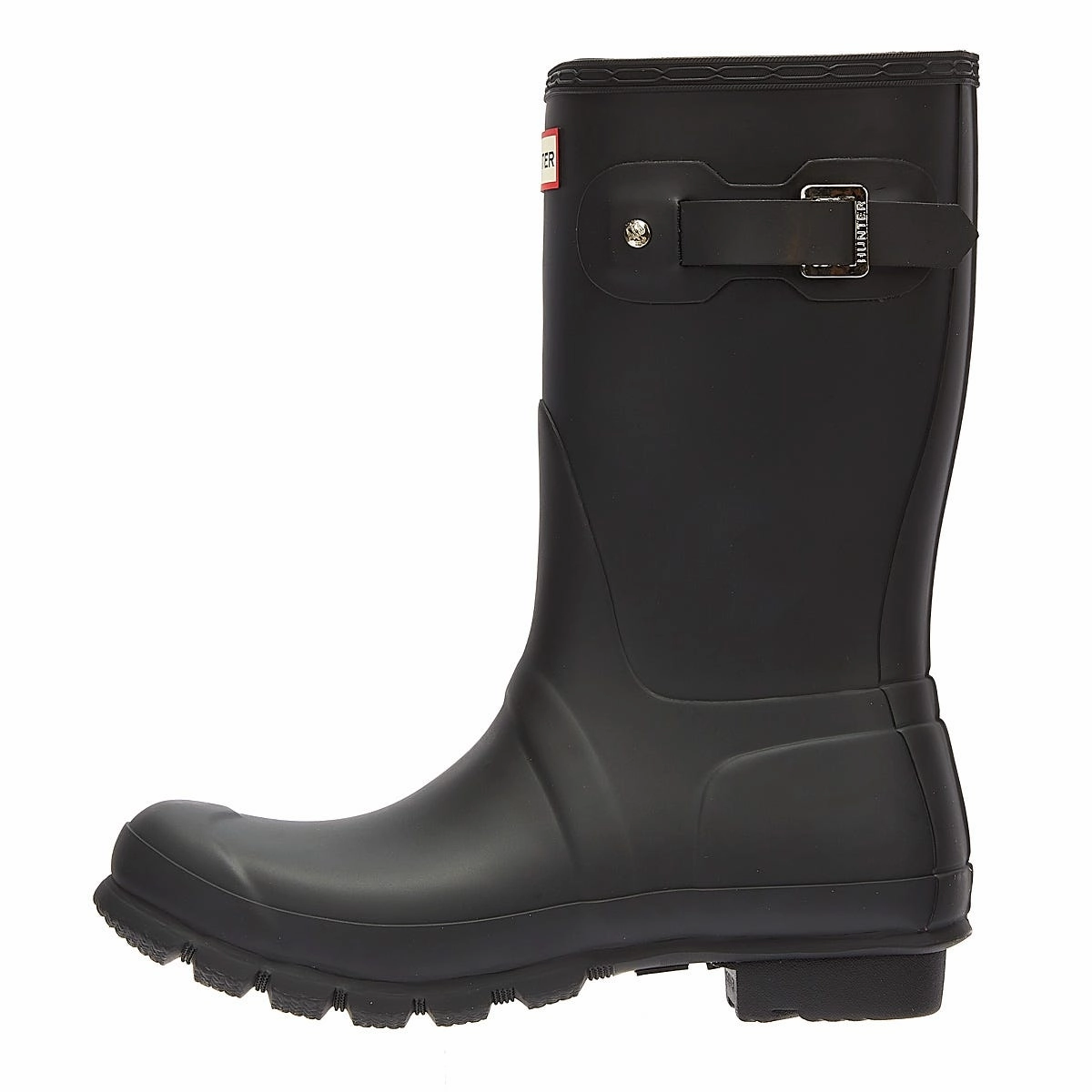 Hunter Original Short Womens Black Wellies Adventure Flex Max