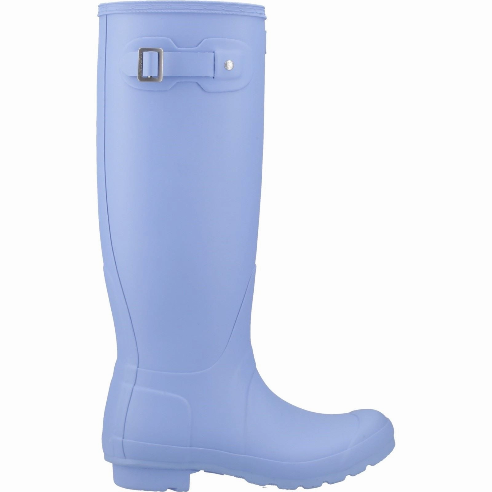 Hunter Original Tall Rubber Women's Sea Blue Wellington Boots Step Walk Pro