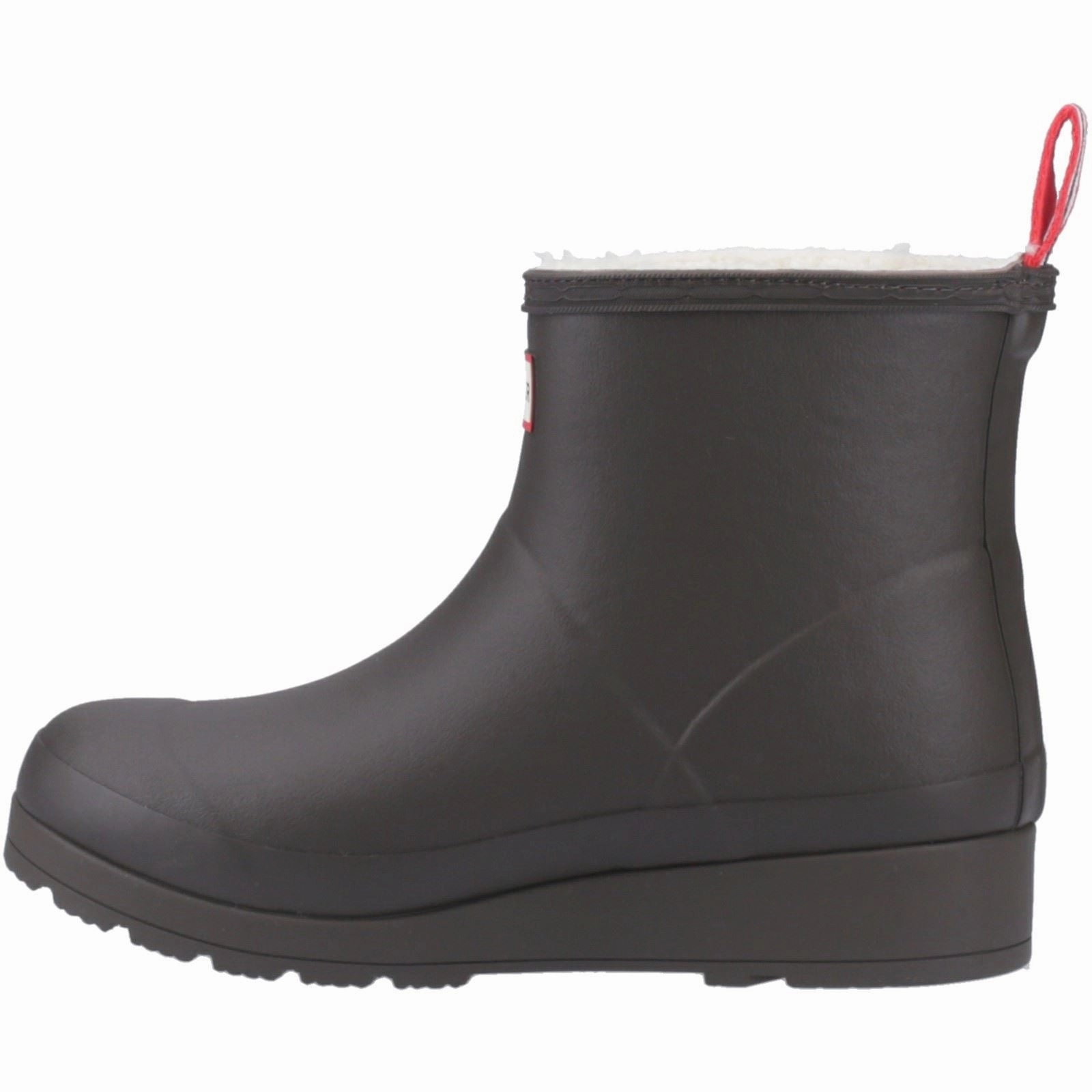 Hunter Play Short Rubber Women's Chocolate Brown Wellington Boots Rain Walk Pro