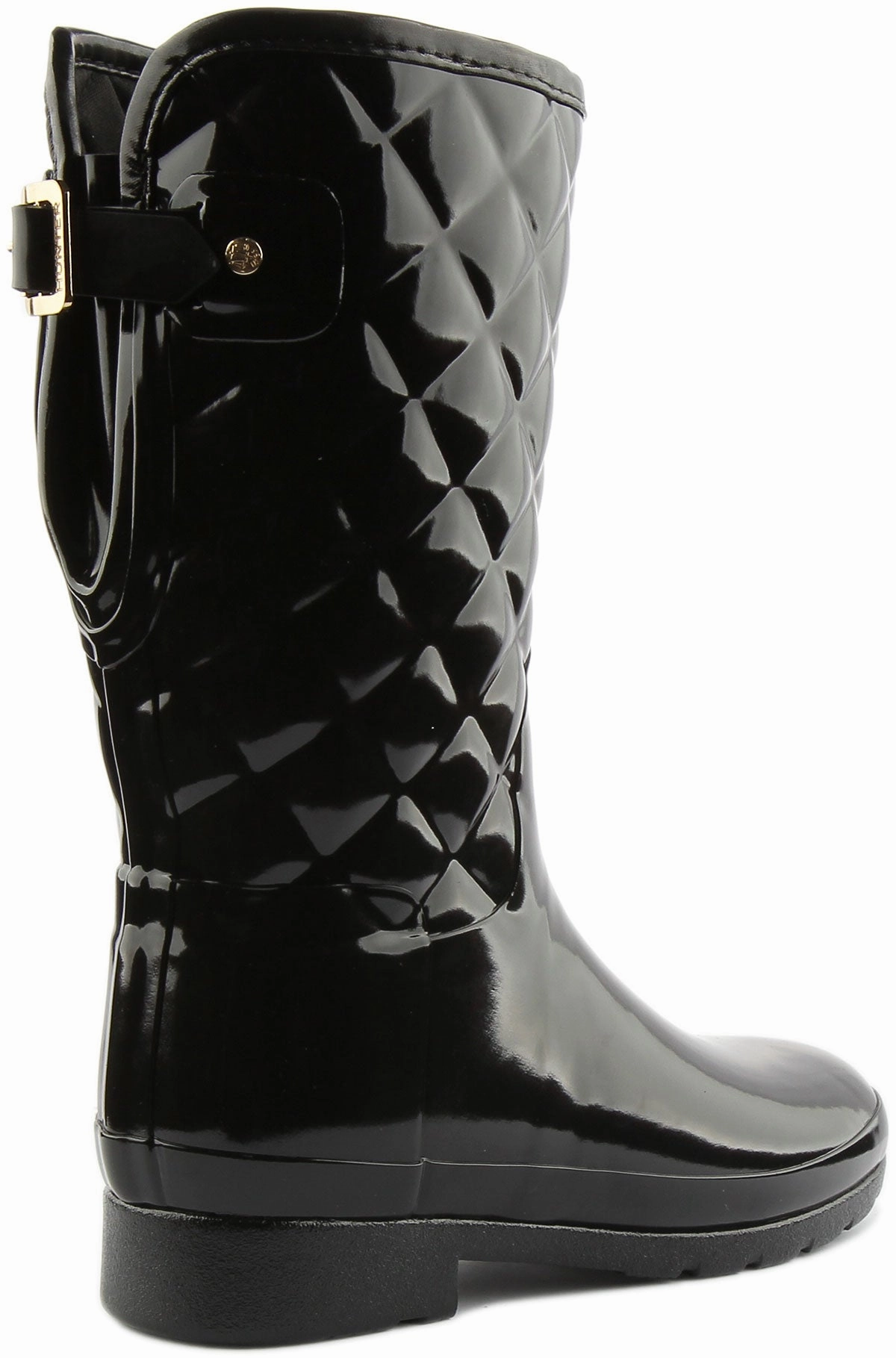 Hunter Refined Gloss Quilted In Black For Women Comfort Step Max
