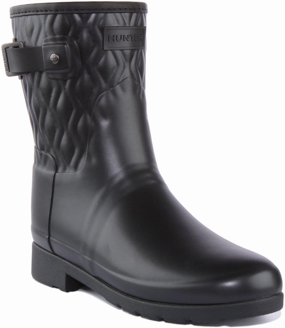 Cozy Step Soft Walk Hunter Refined Short Vertical Quilt In Black For Women