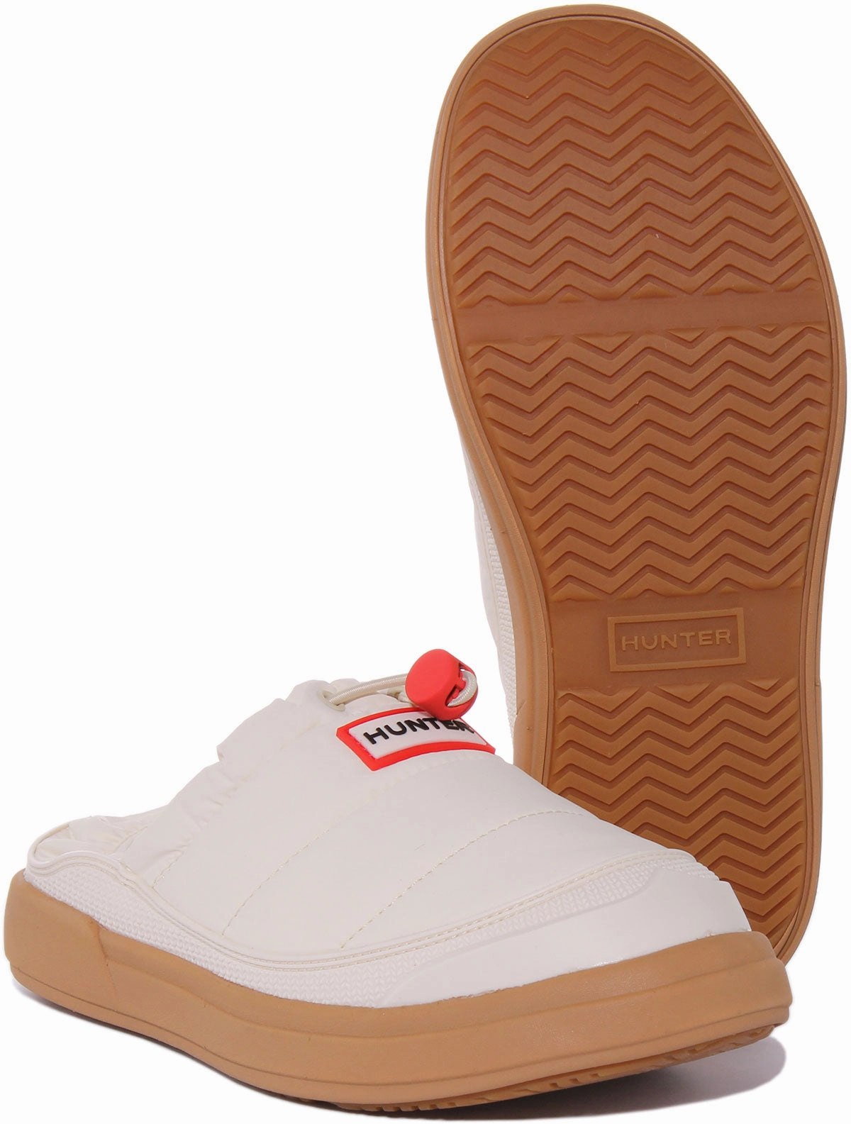 Hunter W In/Out Slippr In Cream For Women Easy Motion-Step