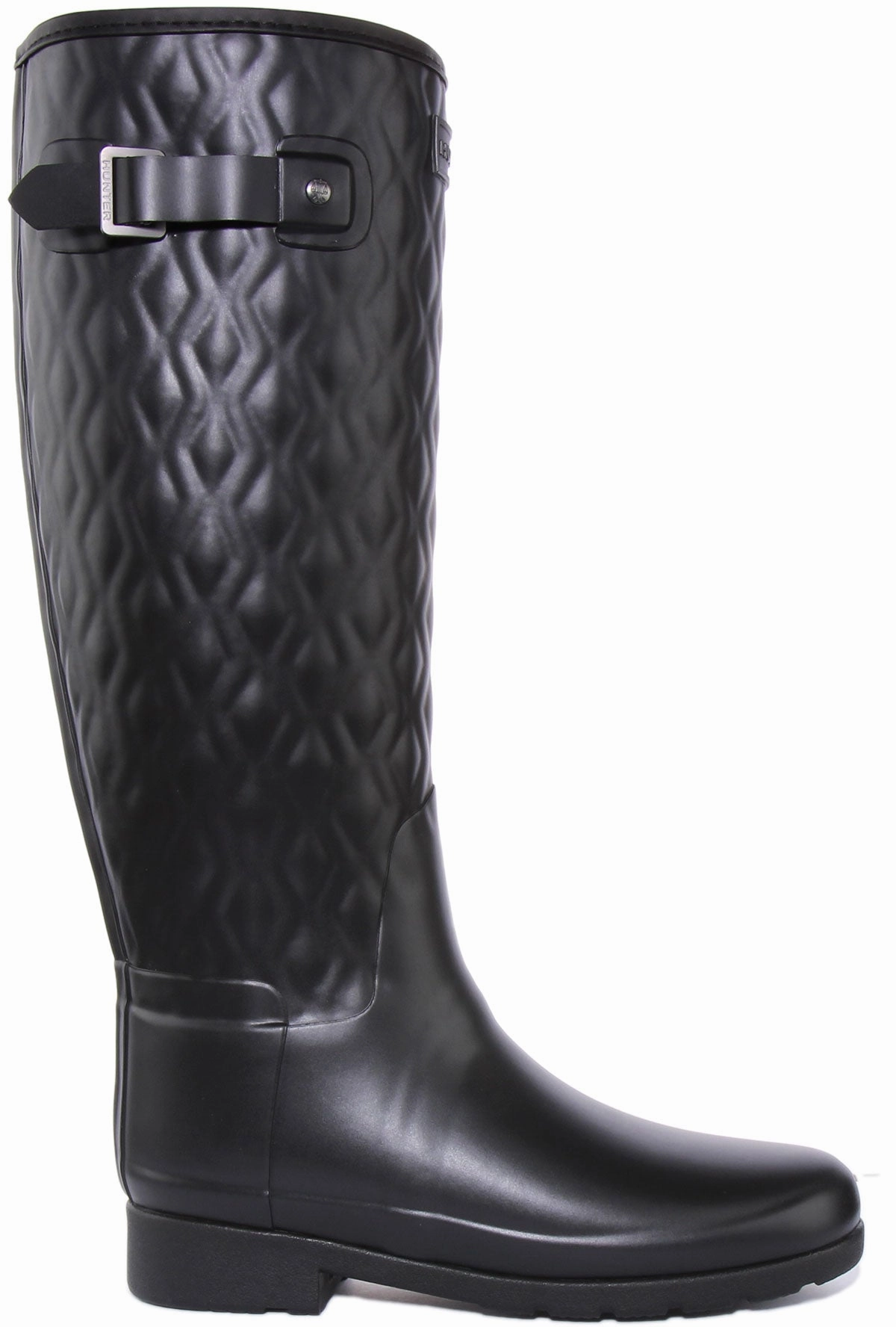 Hunter W Refined Tall Verticle In Black For Women Outdoor Flex Walk