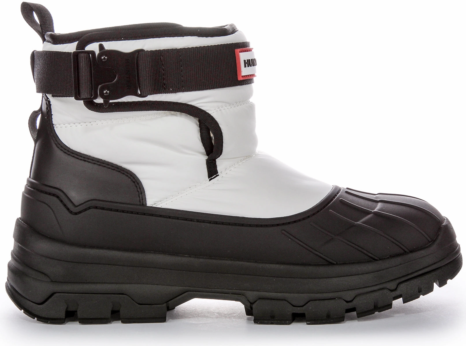 Hunter W Short Buckle In White Black For Women Quick Trek Max