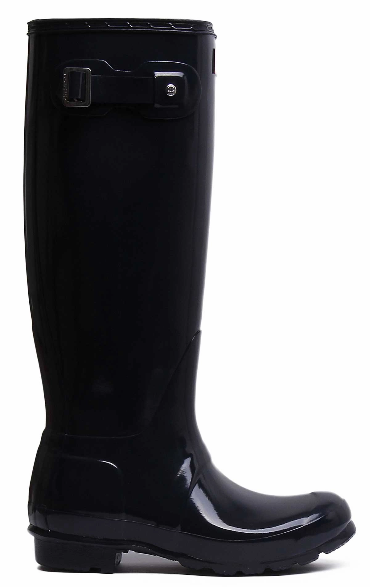 Hunter Women Tallgloss In Navy Rain Trek Max
