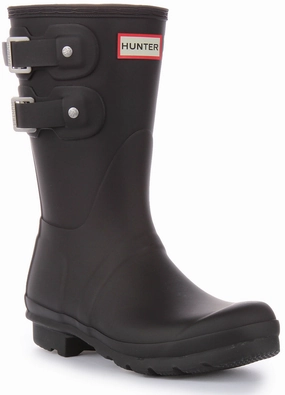 Hunter Womens Short Multi Buckle FSC Rubber Comfort Fit Winter Ready