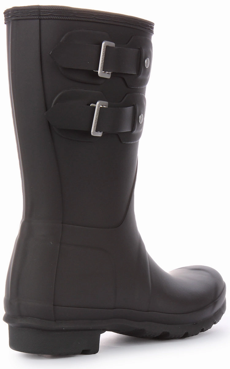 Hunter Womens Short Multi Buckle FSC Rubber Water Walk Pro