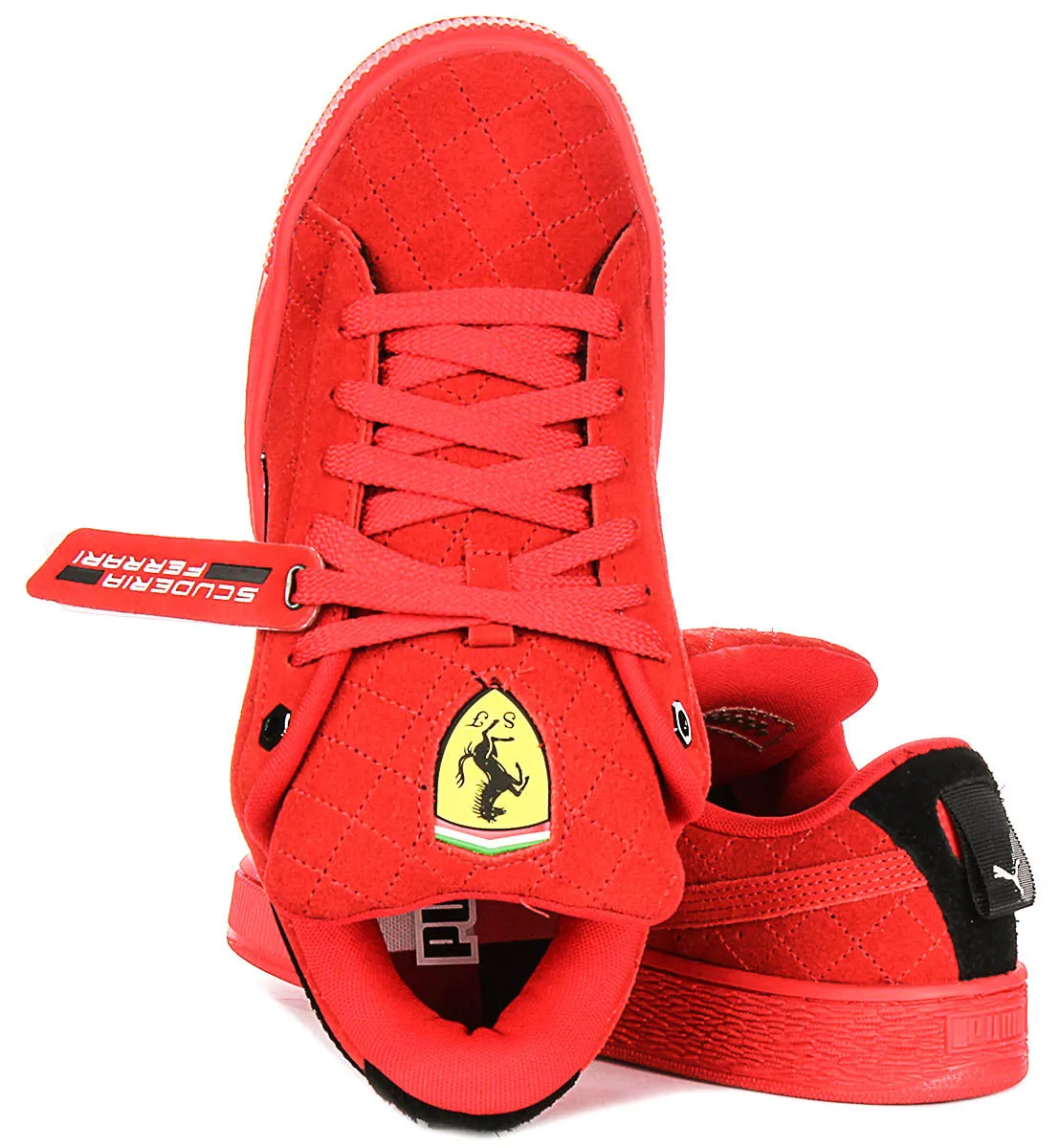 Iconic shock absorption Puma X Ferrari Suede Xl In Red