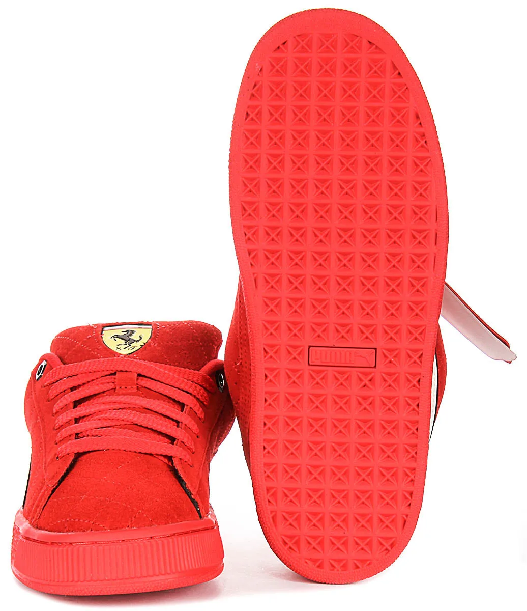 Iconic shock absorption Puma X Ferrari Suede Xl In Red