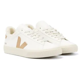 Cushion Foam Veja Campo Winter Leather Women's White/Tan Trainers