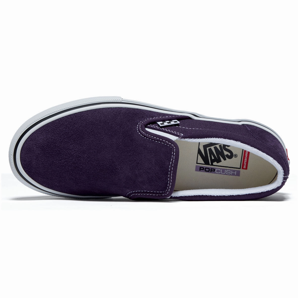 Impact absorption Vans Skate Slip-On Shoes - Purple/Black