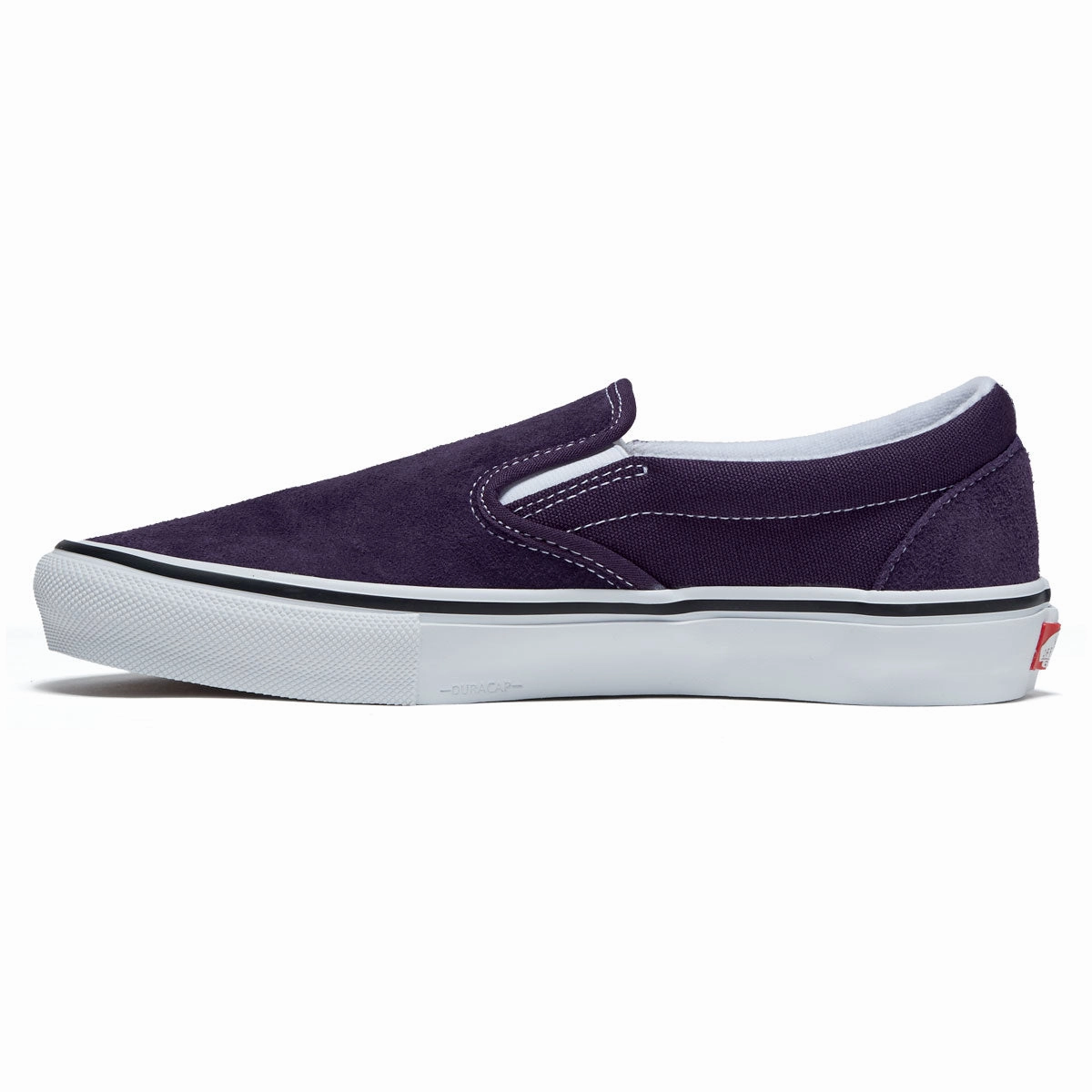 Impact absorption Vans Skate Slip-On Shoes - Purple/Black