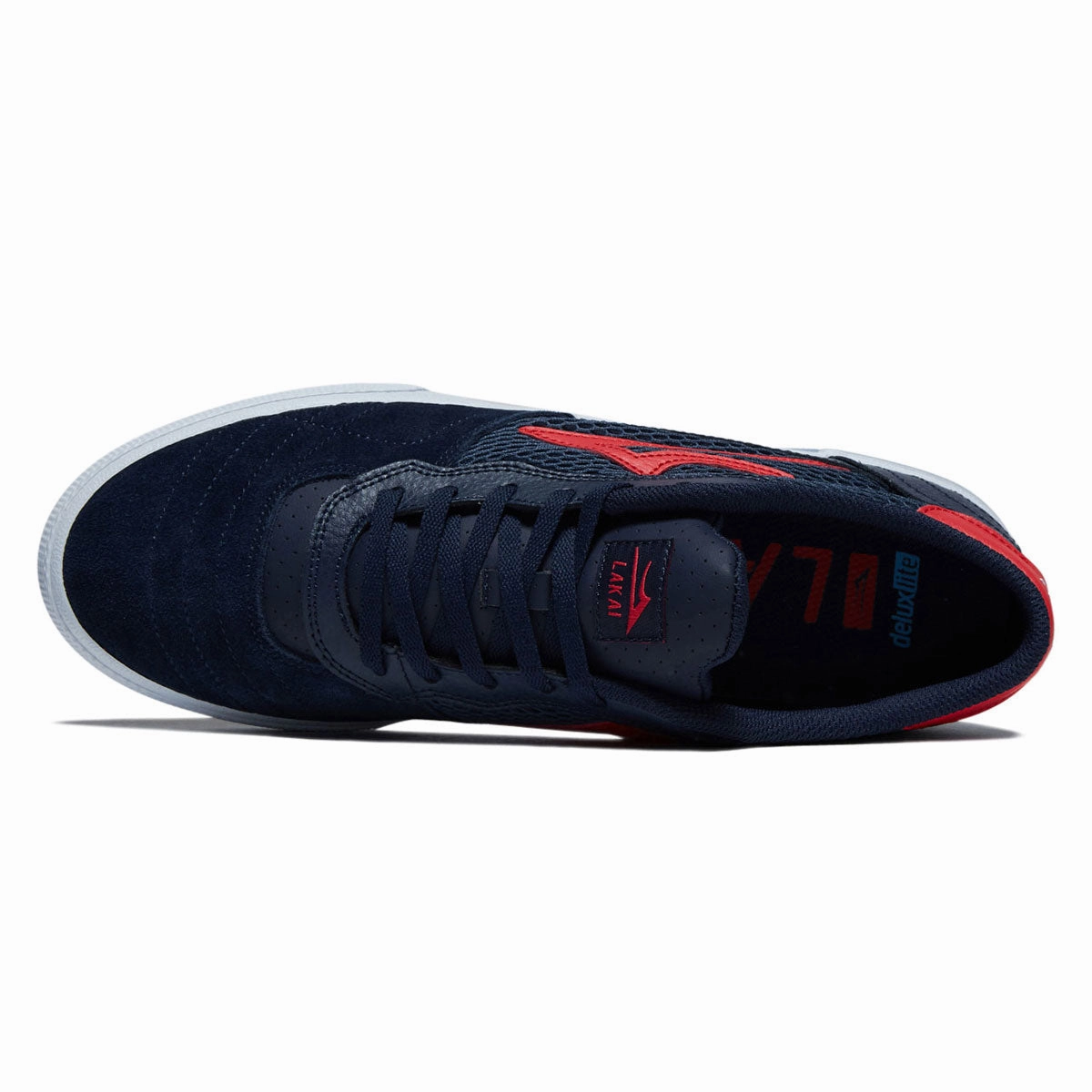 Impact Layer Lakai Cambridge Shoes - Navy/Red Suede