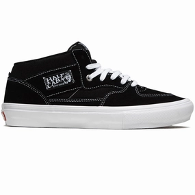 Street Action Ready Skater Ready Fit Vans Skate Half Cab Shoes - Black/White