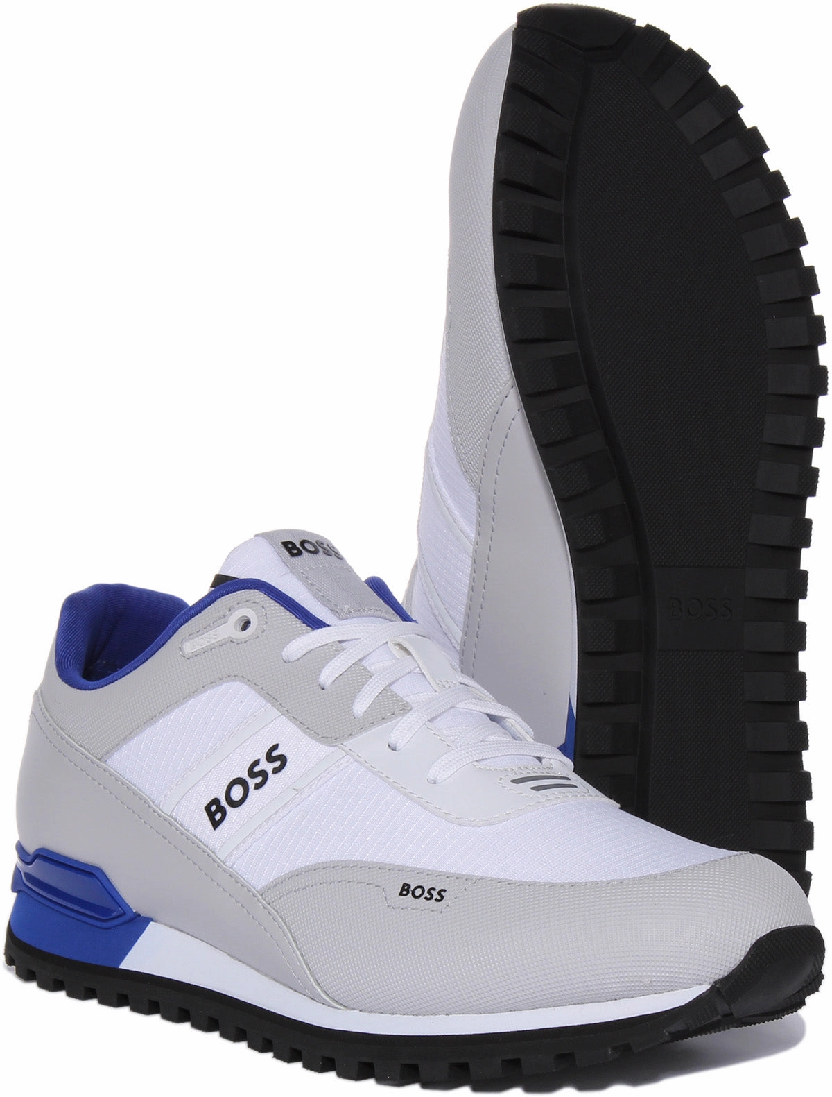 Impact Safe Boss Parkhour L Runner In White Grey For Men