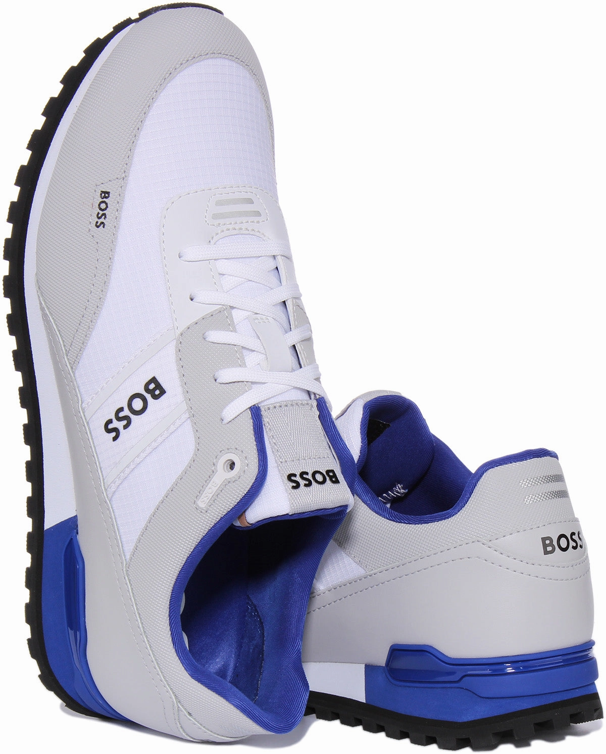 Impact Safe Boss Parkhour L Runner In White Grey For Men