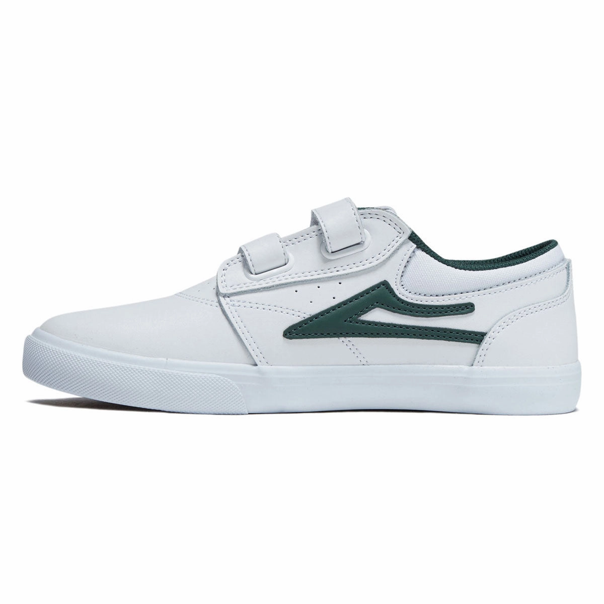 Impact Shield Max Lakai Youth Griffin Shoes - White/Pine Leather