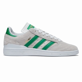 Adidas Busenitz Shoes - Crystal White/Crystal White/Gold Metallic Freestyle Ride