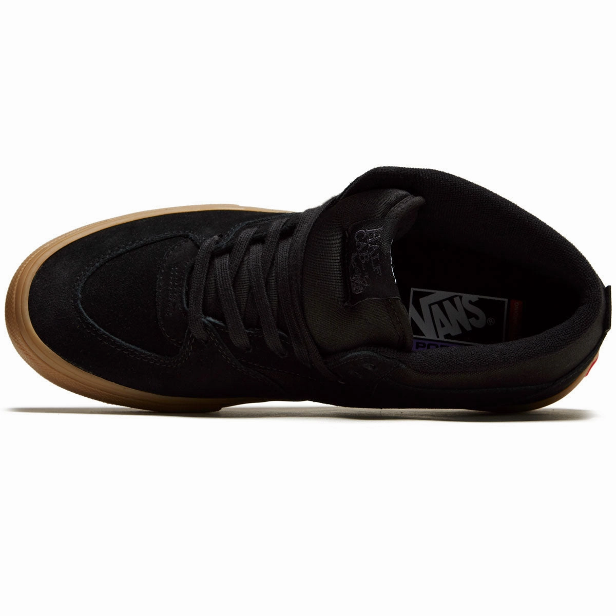 Impact Spin Vans Skate Half Cab Shoes - Black/Gum