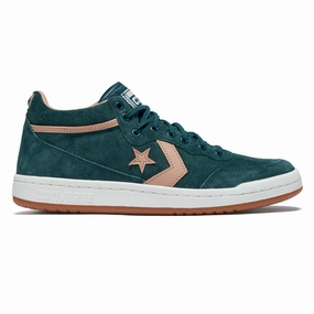 Converse Fastbreak Pro Mid Shoes - Rubber Plant/Vachetta Beige Street Session