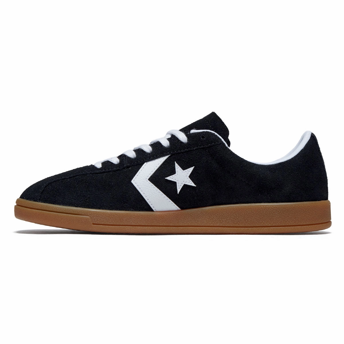 Indoor Suitability Design Converse All Star Classic Trainer Suede Ox Shoes - Black/White/Gum