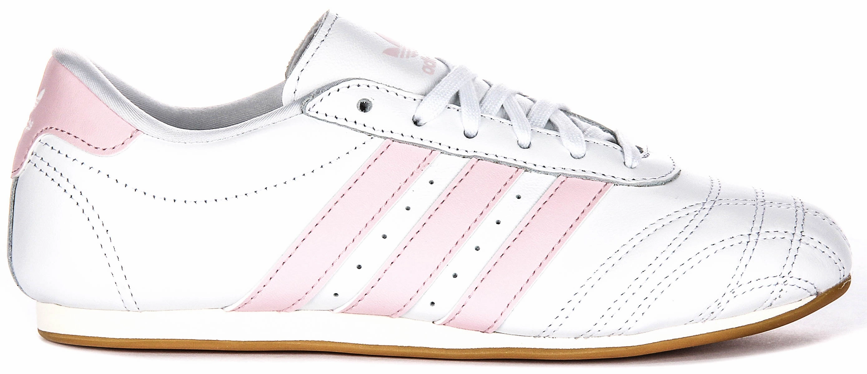 Indoor workout shoes Adidas Taekwondo In White Pink For Women