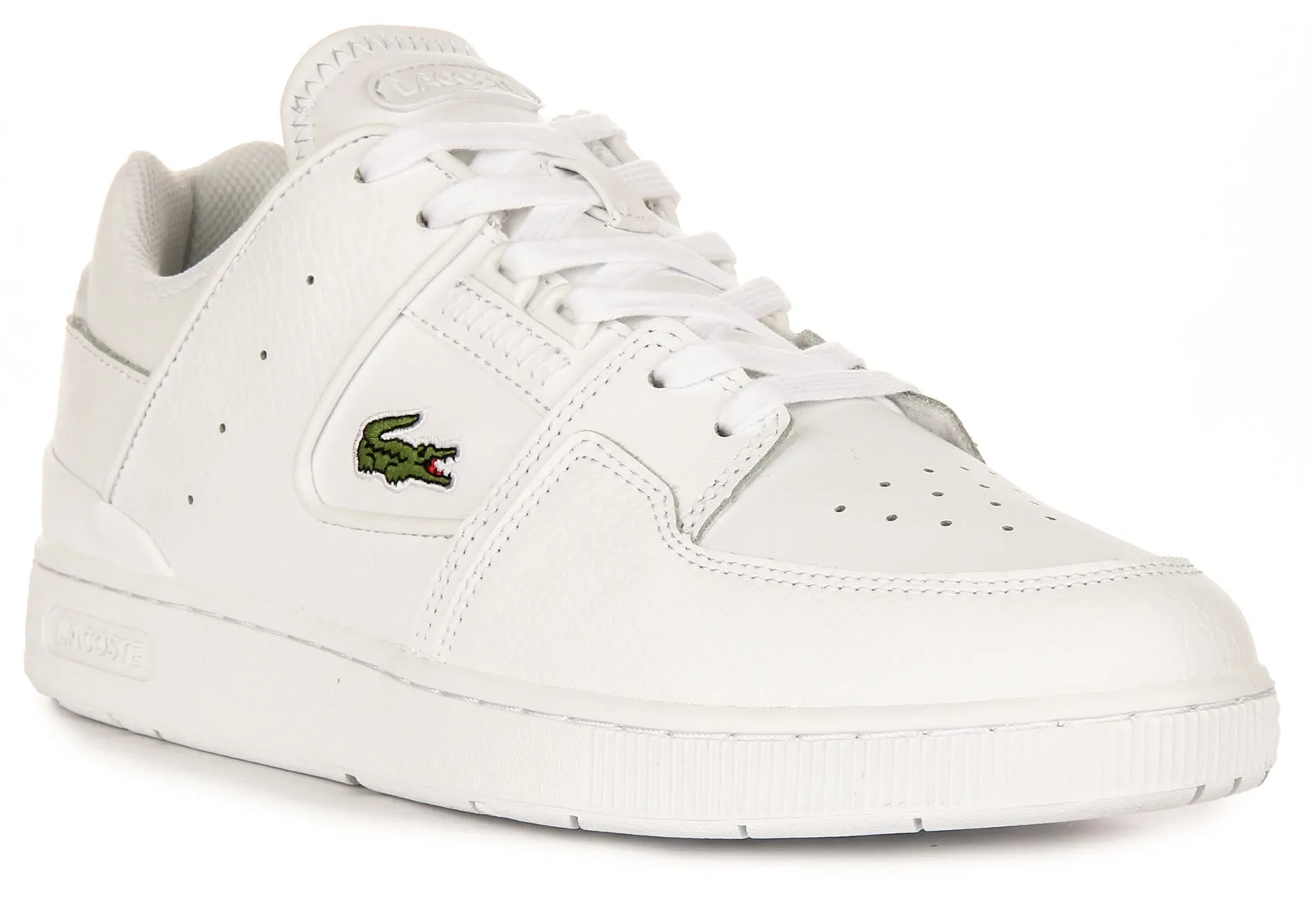 Precision Drive Stitchless seams lower the risk of foot irritation Lacoste Court Cage In White For Women