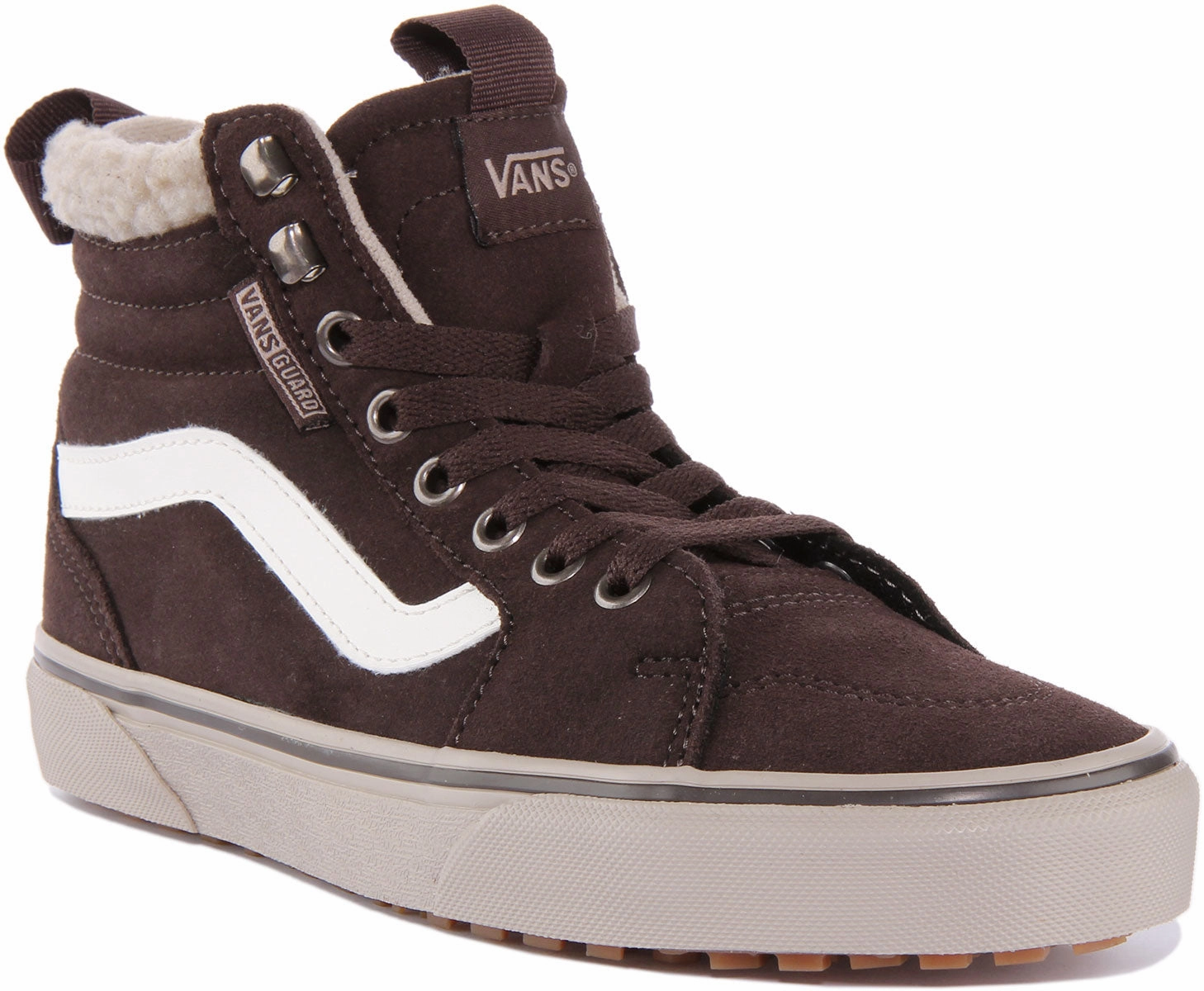 Minimal Look Vans Filmore Hi Van In Choco For Women
