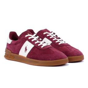 Pace Training Ralph Lauren Heritage Area Suede Men's Wine / White Trainers