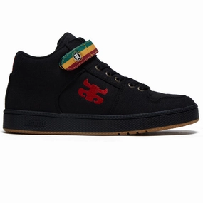 Performance Edge Stable Landing IPath Grasshopper Shoes - Black Rasta