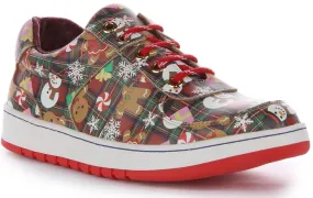 Workout Essentials Support layers integrate without restricting flexibility Irregular Choice Starlight Street In Red Multi For Women