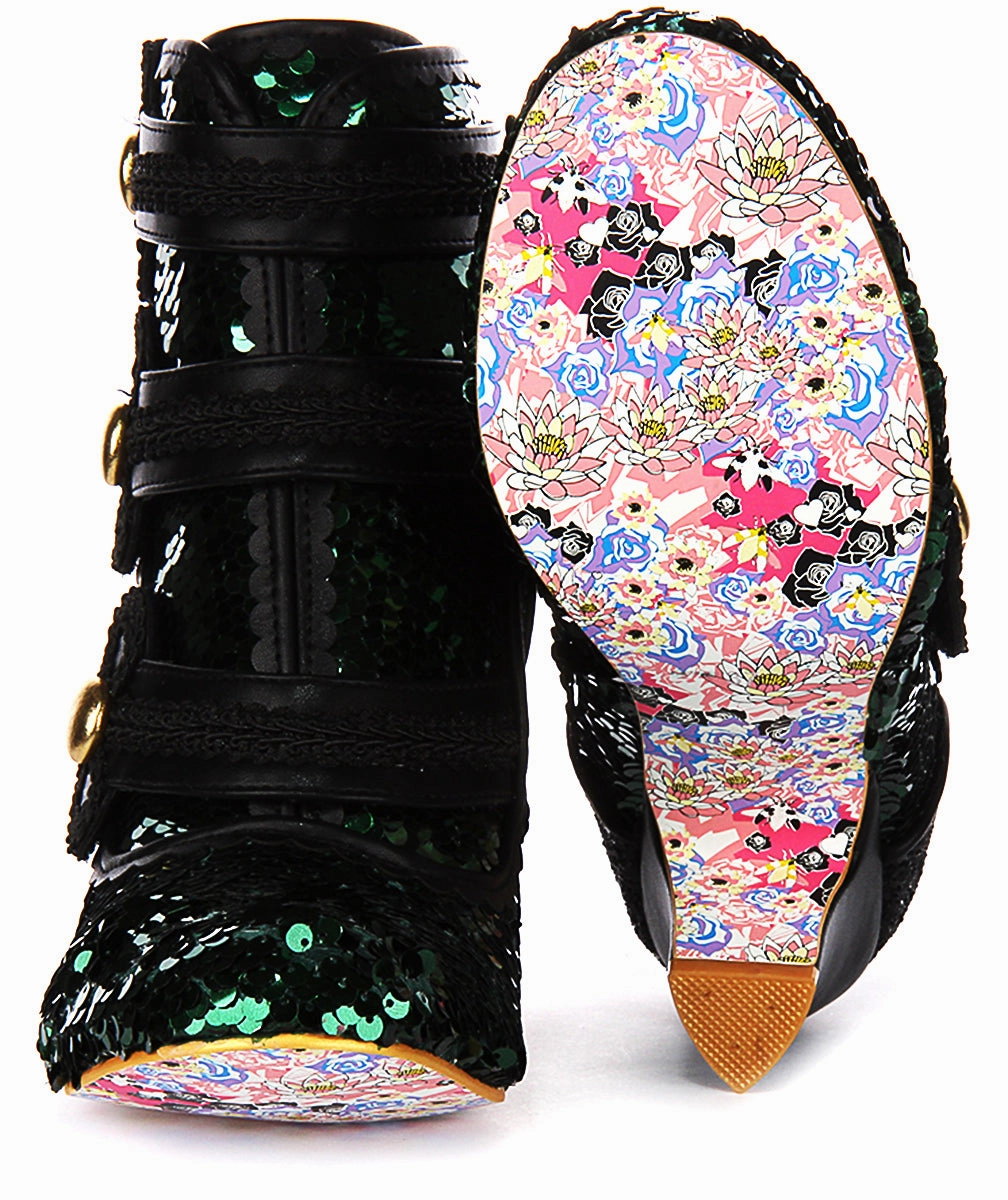Irregular Choice Mouse King In Green For Women Trail Master