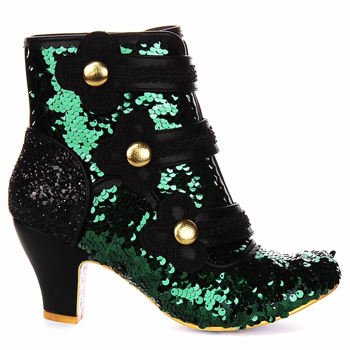 Irregular Choice Mouse King In Green For Women Trail Master