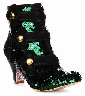 Foot Locking Design Irregular Choice Mouse King In Green For Women