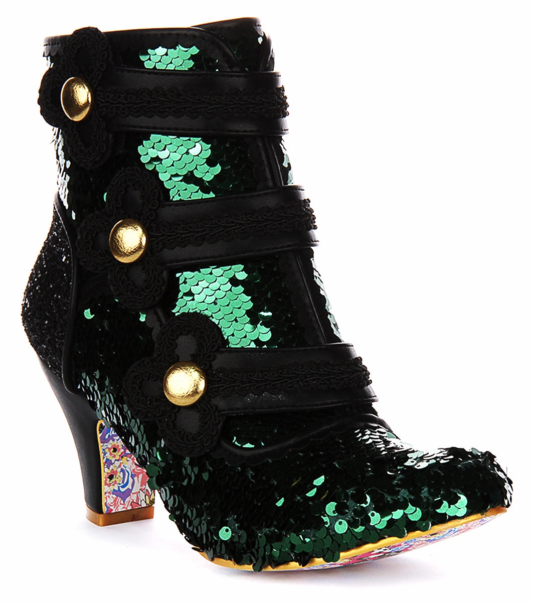 Foot Locking Design Irregular Choice Mouse King In Green For Women