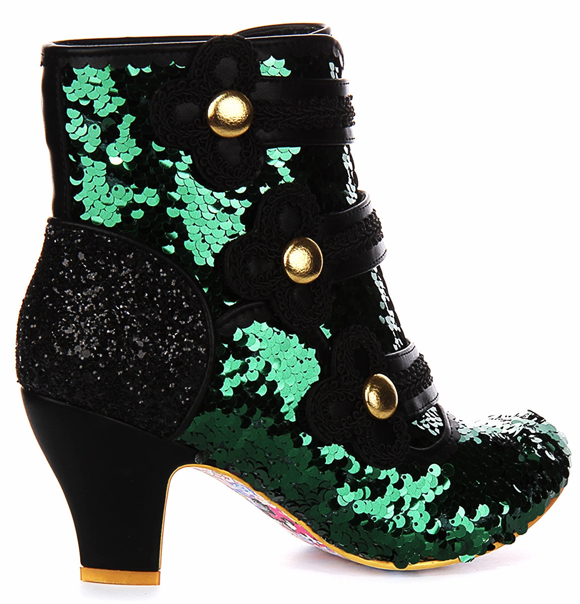Irregular Choice Mouse King In Green For Women Trail Master
