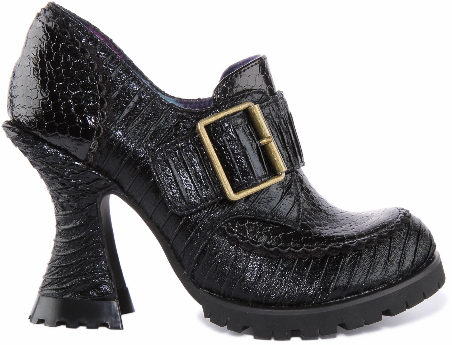 Irregular Choice Step To It In Black For Women Trail Explorer Boots Gear