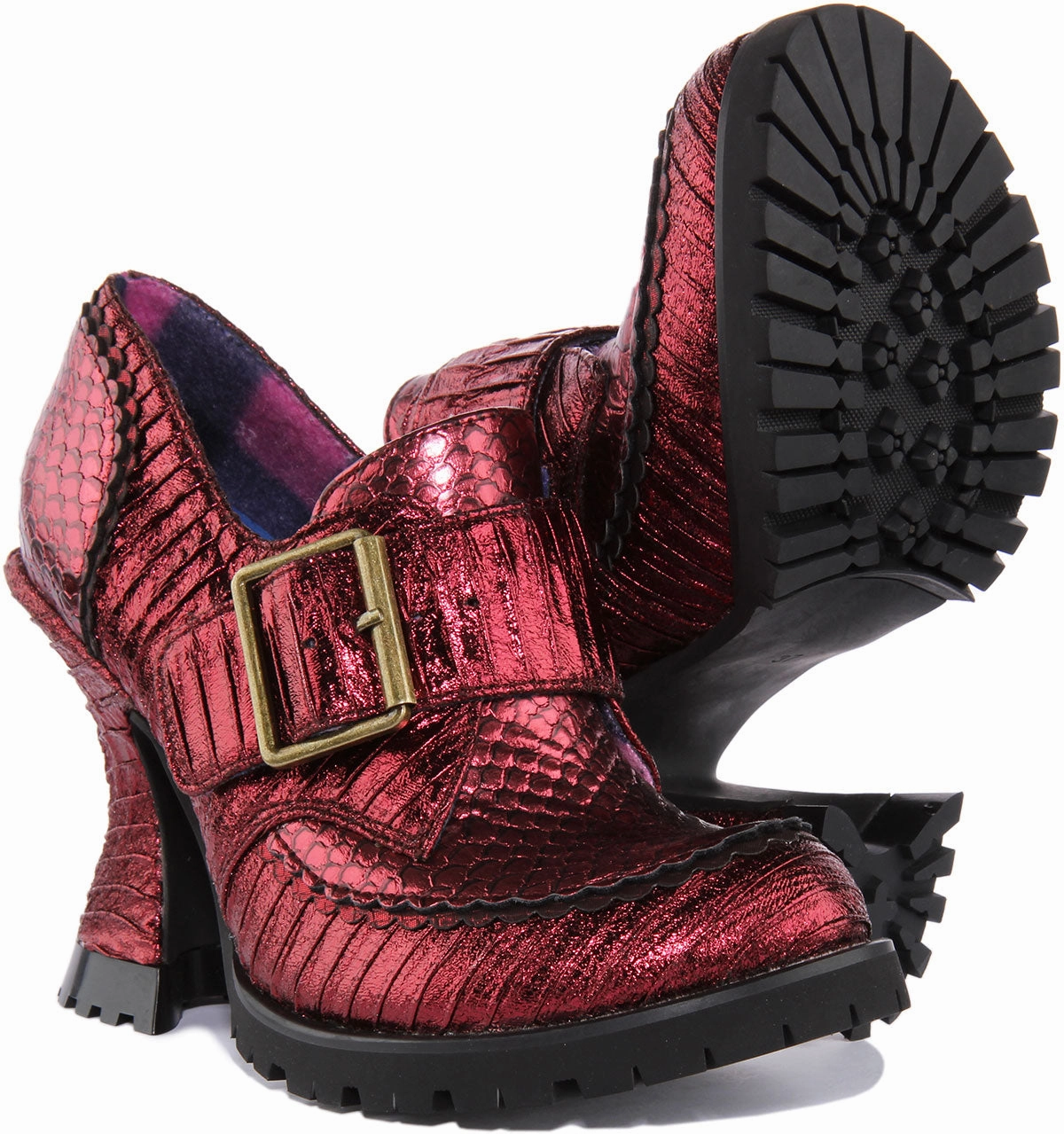 Irregular Choice Step To It In Bordo For Women Comfortable