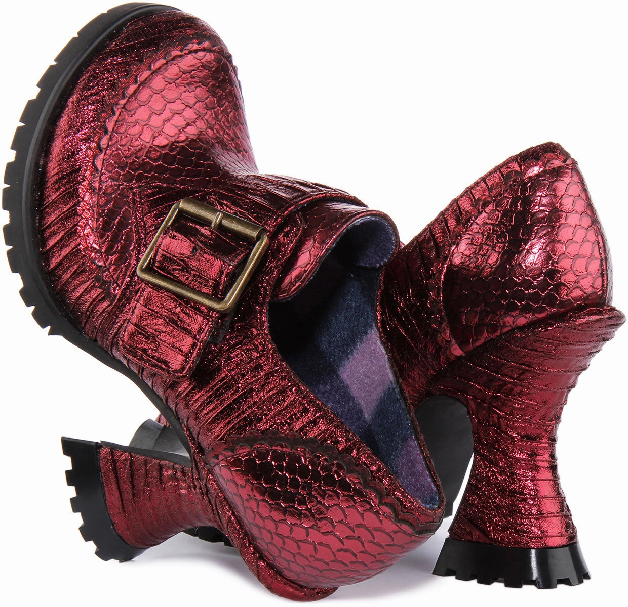 Irregular Choice Step To It In Bordo For Women Comfortable