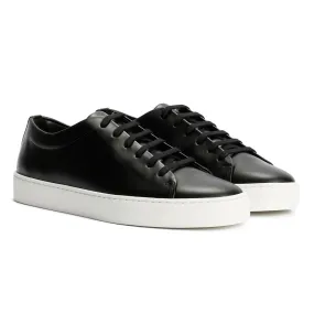 All terrain JAK Royal Leather Men's Black Trainers