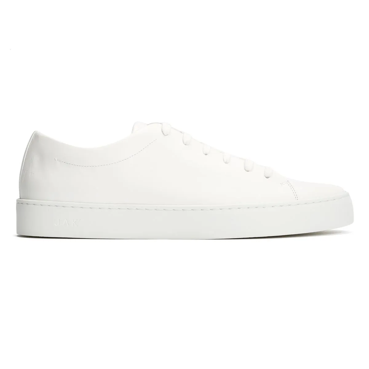 JAK Royal Leather Men's White Trainers Zero gravity
