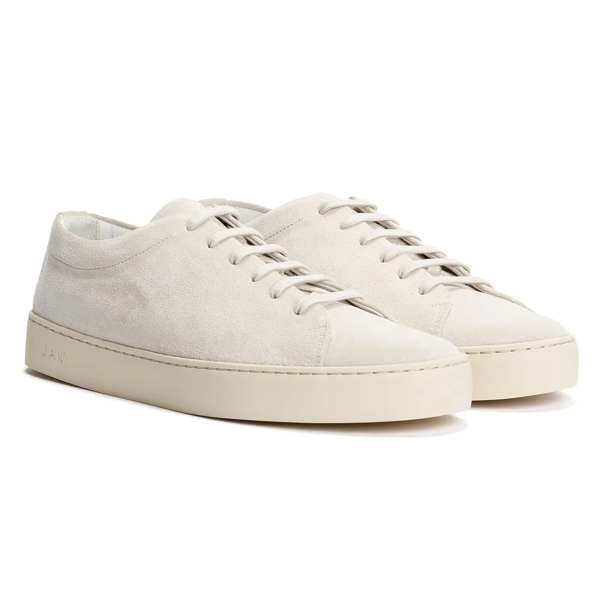 Strong Core Foot Support JAK Royal SD Suede Men's Cream Trainers