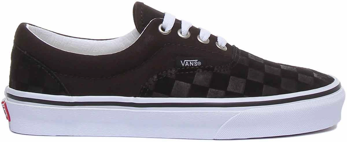 Joint Care Vans Classic Era Check In Black White For Women